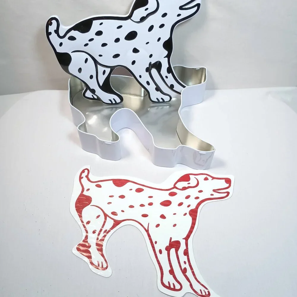 Dalmatian Dog Shaped Cookie Tin Williams Sonoma 2019